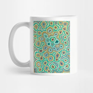 Zen Doodle Astrology Gold Dawn Mug